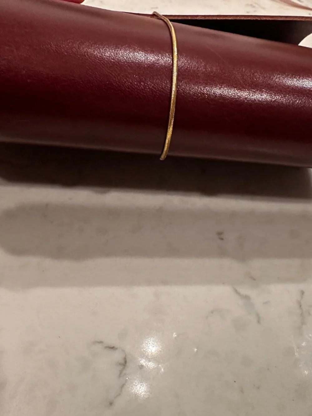 Trifold travelers leather cover
